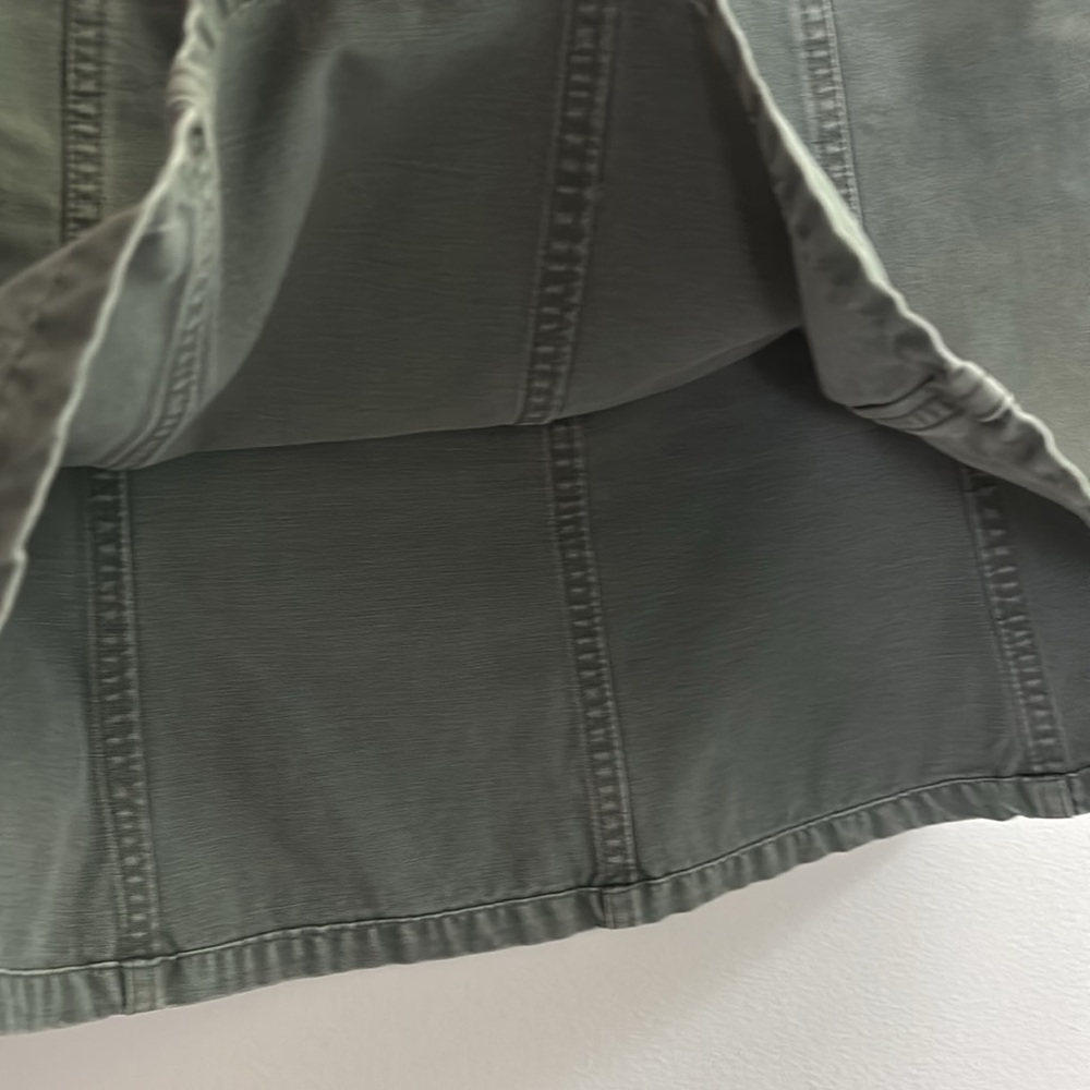 Marc Jacobs olive khaki military look utility mini skirt - Picture 4 of 8